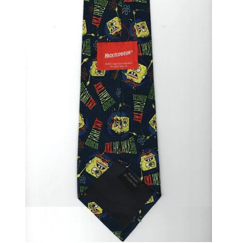 Men's Necktie Nickelodeon Sponge Bob Square Pants 2002